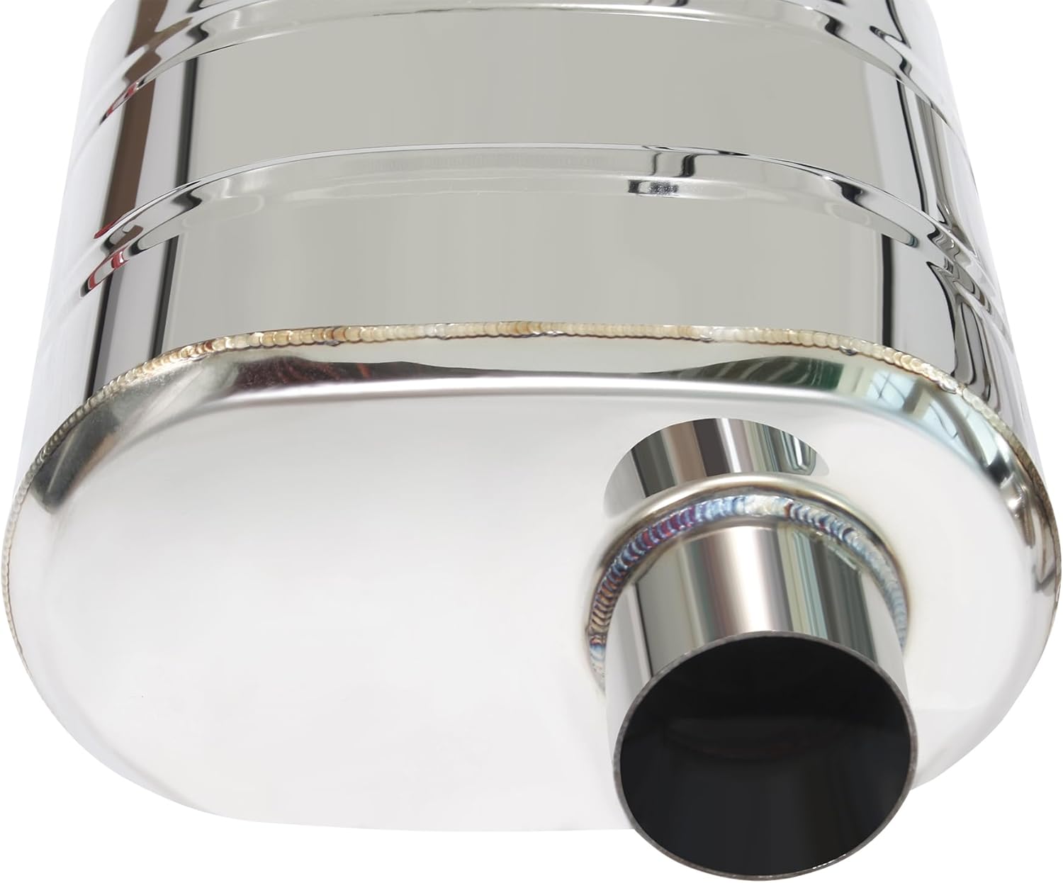 Universal Valve Muffler Exhaust Kit, Performance Mufflers With Remote and Module Vacuum Pump (Single Inlet Dual Outlet, 63mm/ 2.5 inch muffler kit)