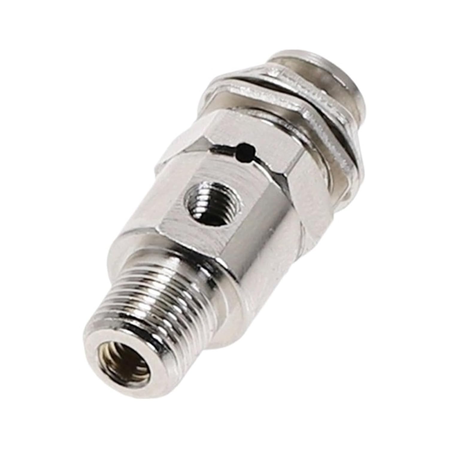 TAC-3P Pneumatic air Mechanical Valve Exhaust 2 Position 3 Way M5 Internal Thread 1/8"BSP External(TAC-3P,with 8mm Fitting)