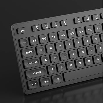 Lecoo KB102 Digital Keypad, Liquid Spill Resistant 355g Adjustable Height 42.9 x 12.8 x 2 CM USB Wired Turkish Q Keyboard Black Compatible with Win, Mac, Linux