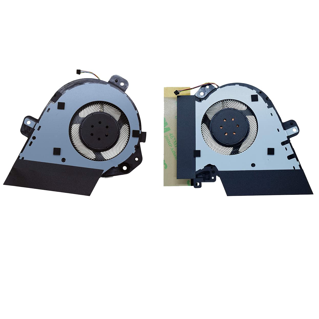 CPU and GPU Cooling Fan for Asus Rog GX502DU GA502 GA502D GA502DU GU502 GU502DU GU502GV GU502GW GU505D GU505 GU505DU DC5V Series Laptop 13NR0210T01111 13NR0210AM0901
