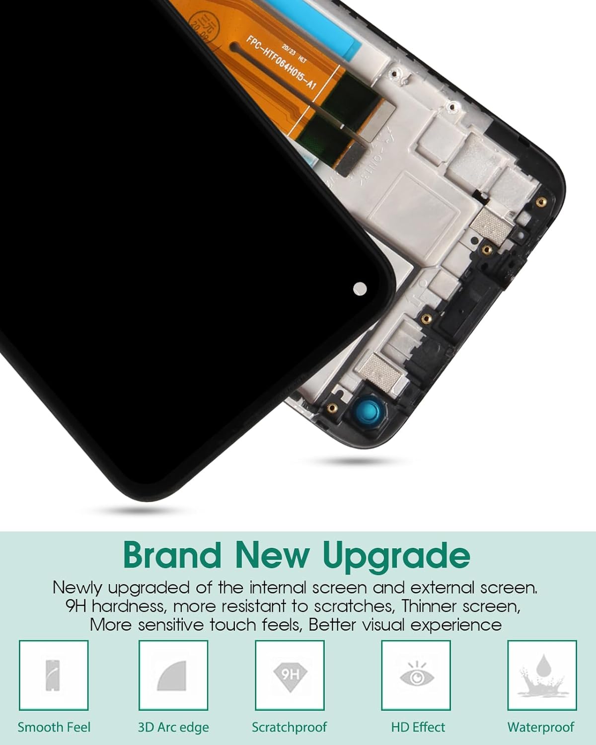 for Samsung Galaxy A11 LCD Screen Replacement A115 LCD Display SM-A115F/DS Touch Digitizer Compatible with SM-A115F SM-A115M SM-A115M/DS with Frame Assembly Repair Parts Kits(Not Fit A115A,A115U)