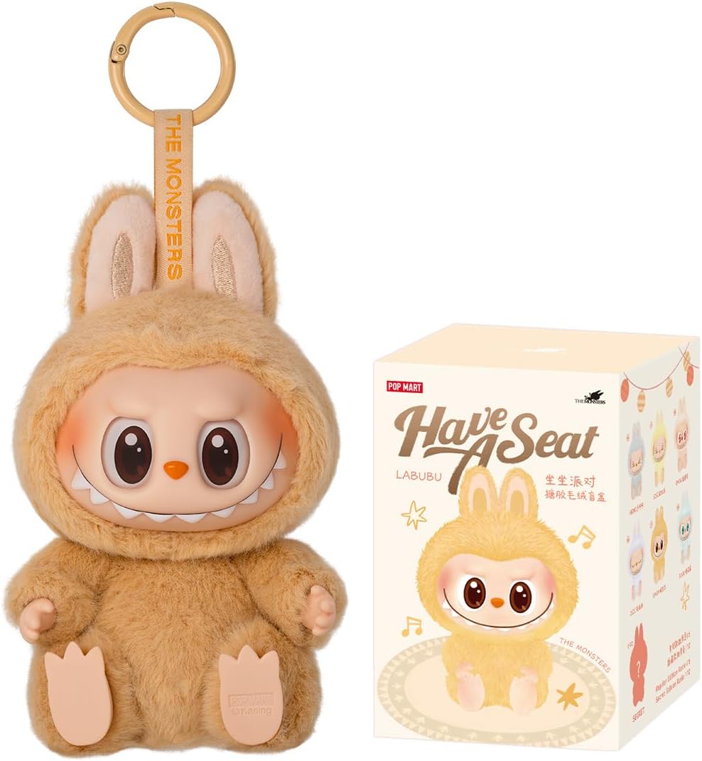 The Monsters Have a Seat 1 Box 6.4 cm Vinyl Plush Toy, Moving Character, High Quality Design, Fan Favorite Gift for Women, Stylish Art Toy