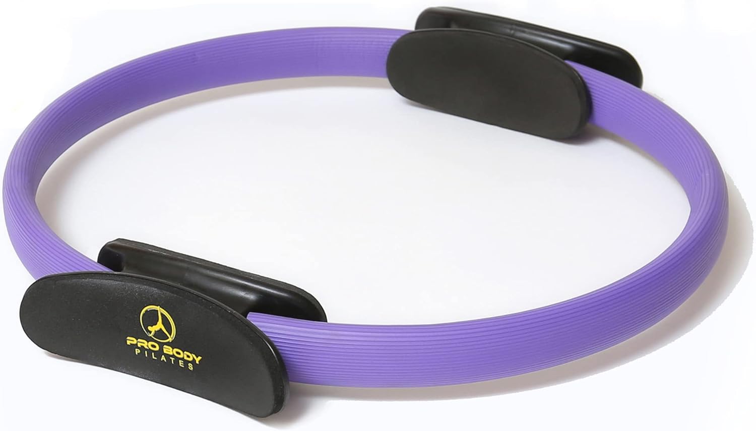 ProBody Pilates Ring Circle - Fitness Magic Circle, Yoga Ring, Inner Thigh Toner, Pilates Equipment for Strength, Flexibilty, Abs, Core and Legs - Includes Workout Bag for at Home Exercise (Purple) : Sports & Outdoors