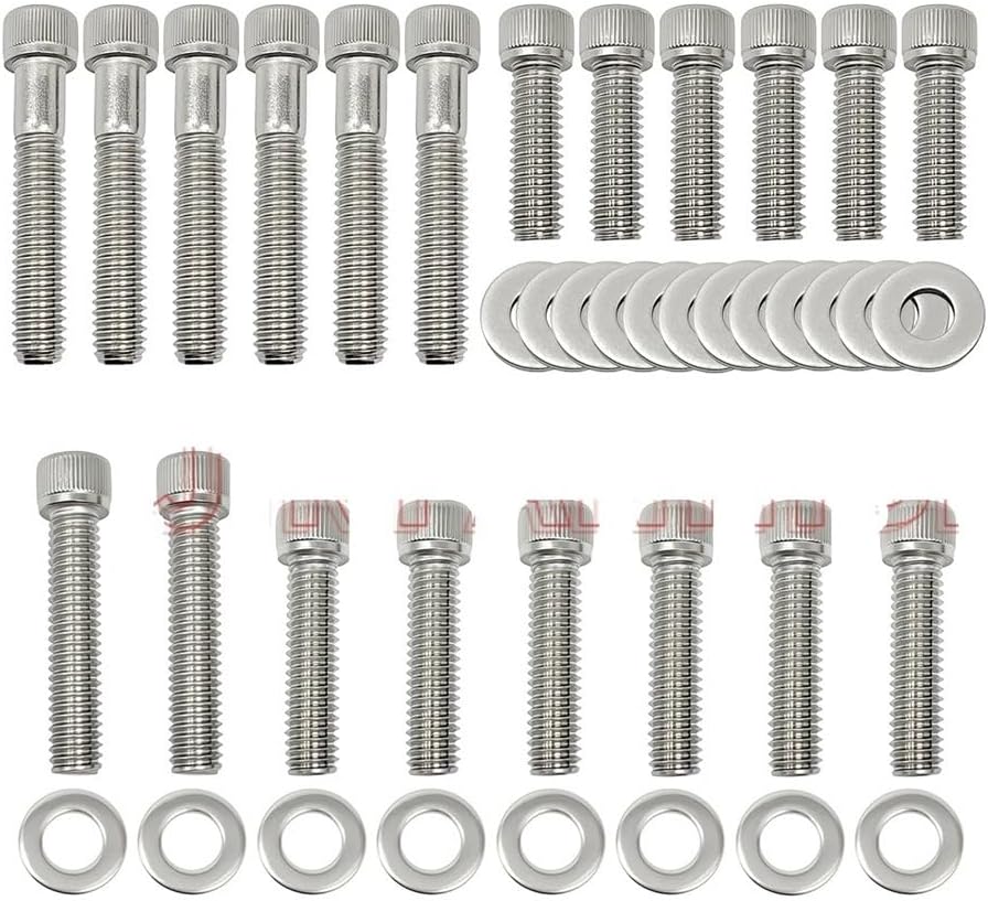 Engine Screw Stainless Kit Set For 2007-2010 2011 2012 2013 2014 2015 2016