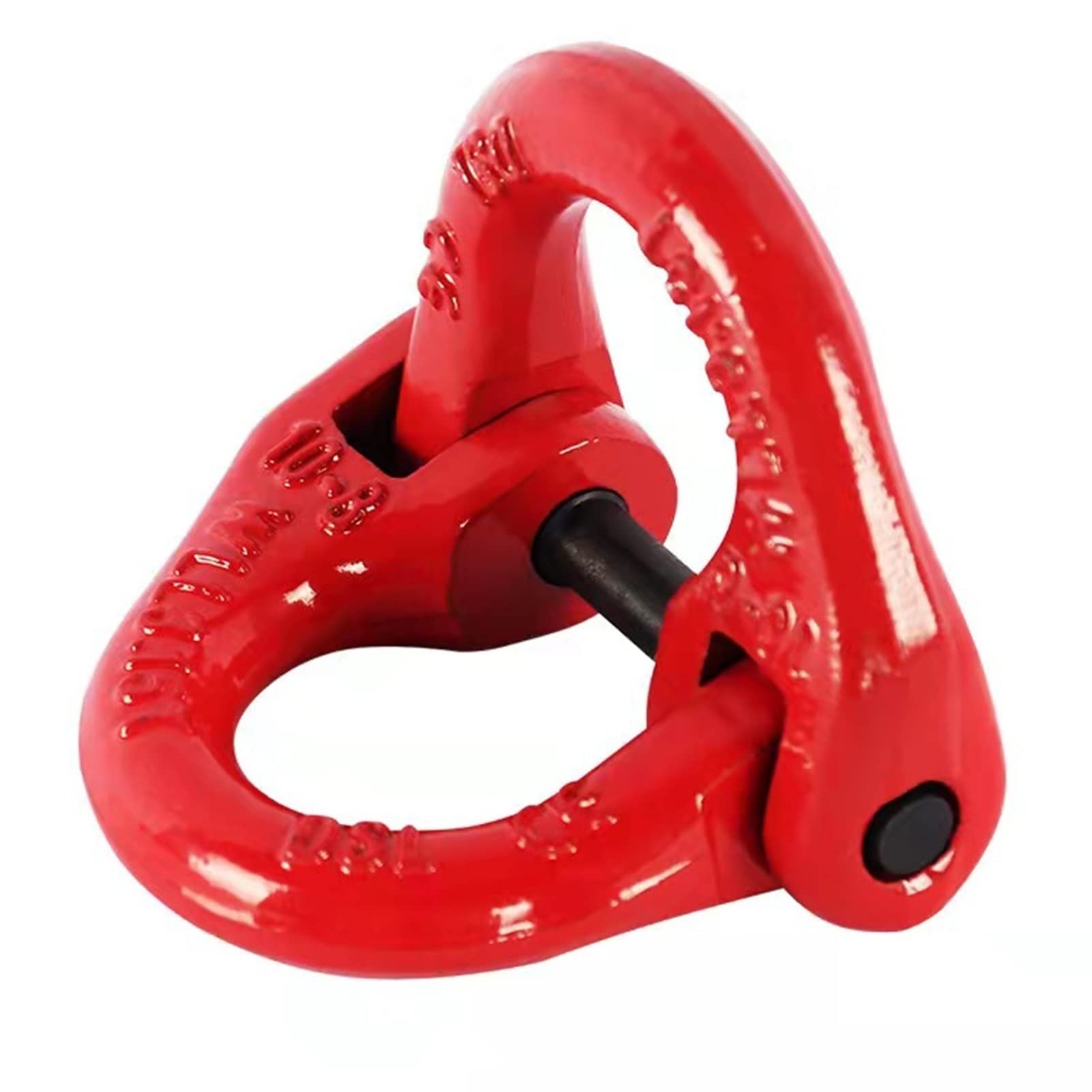 Ostacolo Auto Gancio A J A Gambo Lungo, Catena di Traino per Trasporto 5T con 2 Ganci di Presa, Catena di Traino per Trasporto, Lunghezza Catena 1 M(5T Chain+Double Hook)