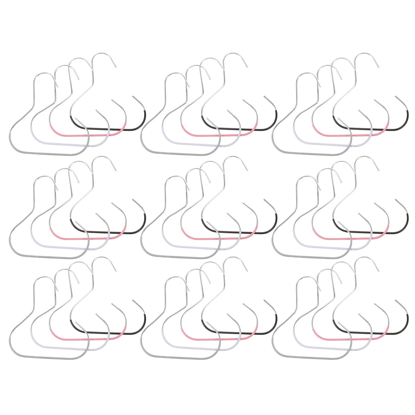 Appendiabiti per Cappelli da Armadio 40 Pezzi Ferro Plastico | Beanie e Purse, Effetto Antiscivolo, Uso Multiuso in Appartamenti, Adatto a Collezionisti