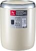 Primanova Lima Chrome Decorated Trash Can, Beige