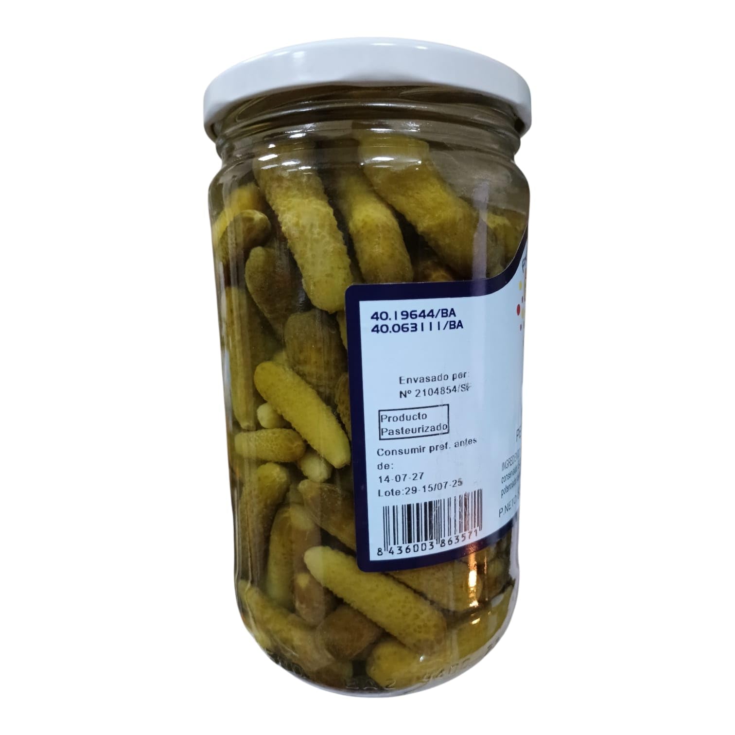 Pepinillos Encurtidos Extra 830g Pepinillos en Vinagre Crujientes Aperitivo Tradicional Ideal para Tapas Ensaladas