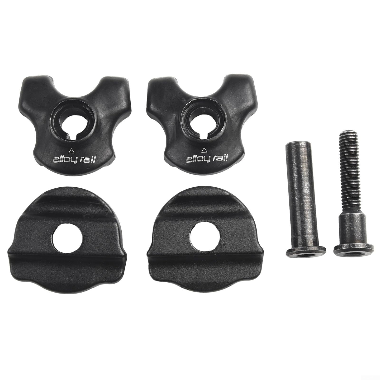 2Pcs Bike Seatpost Clamp, Oval/Round Clip For Carbon Saddle Rails(7x7mm)