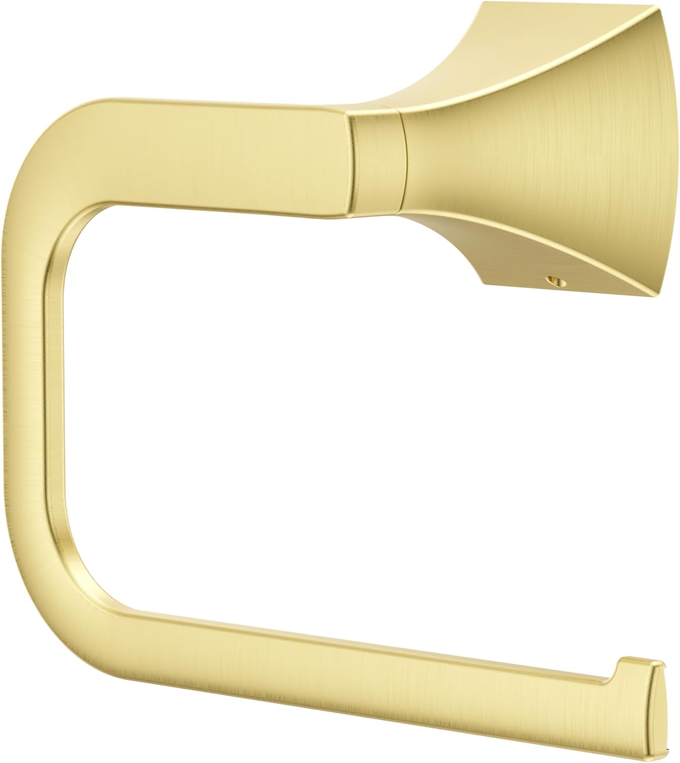 Pfister Bruxie Towel Ring, Hand Towel Holder for Bathroom, Wall-Mounted, Screw-in, Brushed Gold Finish, BRBBIE0BG