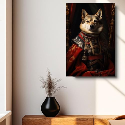 Miniatura 210 de Thuan Chow Chow Retrato de mascota con disfraz real de perro en un disfraz retrato de perro con vestimenta Retrato medieval de mascota retrato