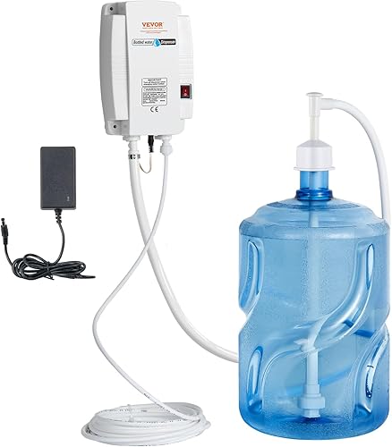Vista 30 de VEVOR Sistema de bomba dispensador de agua embotellada, sistema de dispensación de 2 x 5 galones, dispensador eléctrico automático de agua, bomba