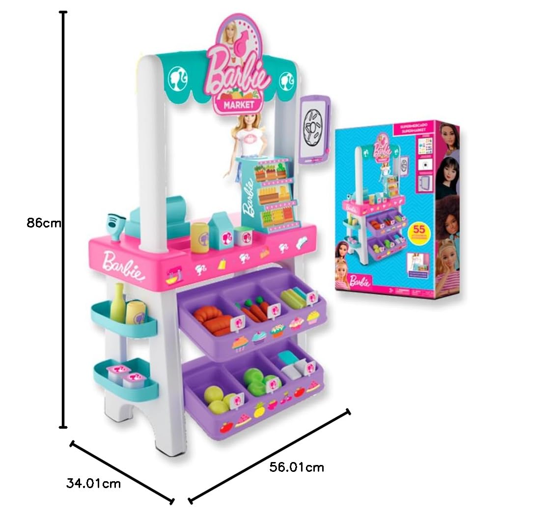 Supermercato Barbie con 55 accessori