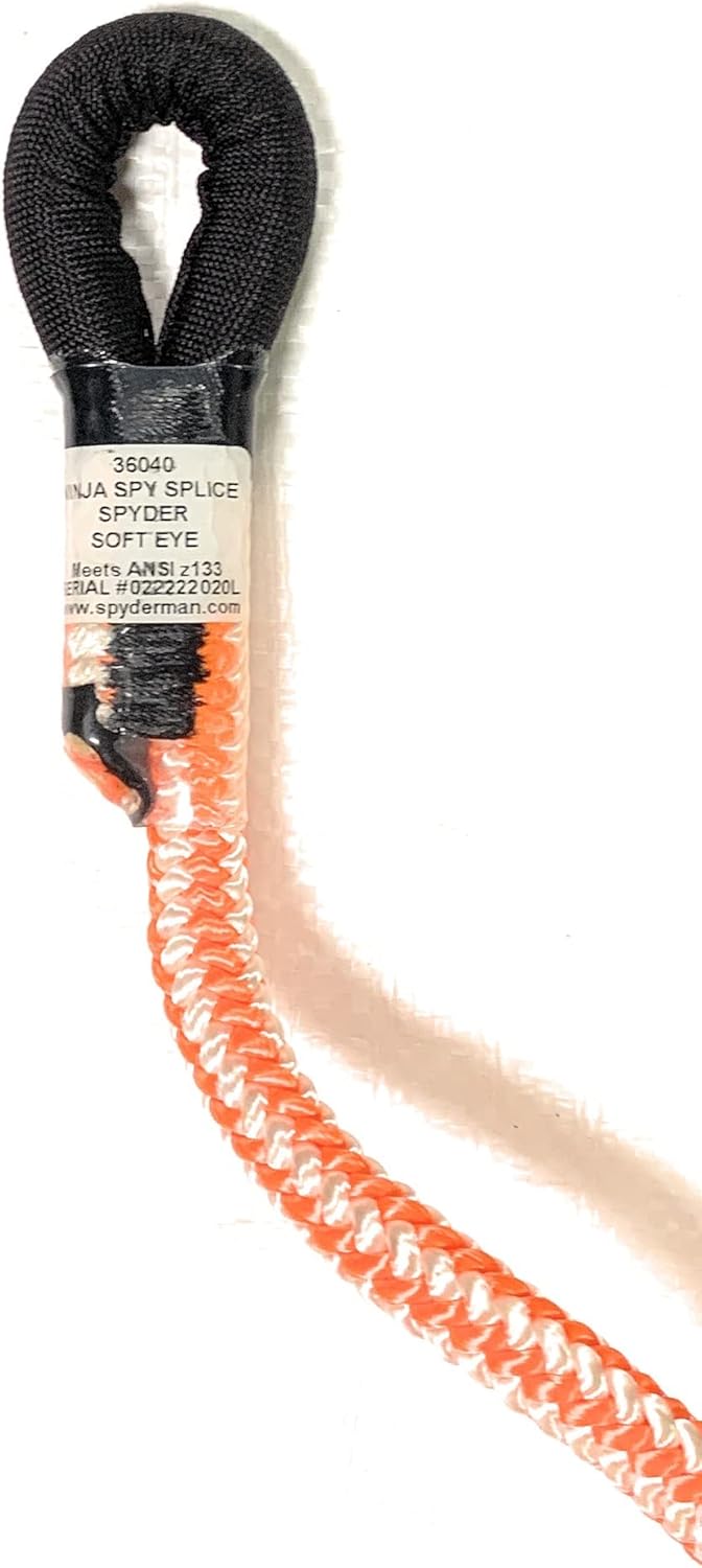 Climbing Rope - CLIMBING ROPE ORANGE/WHITE