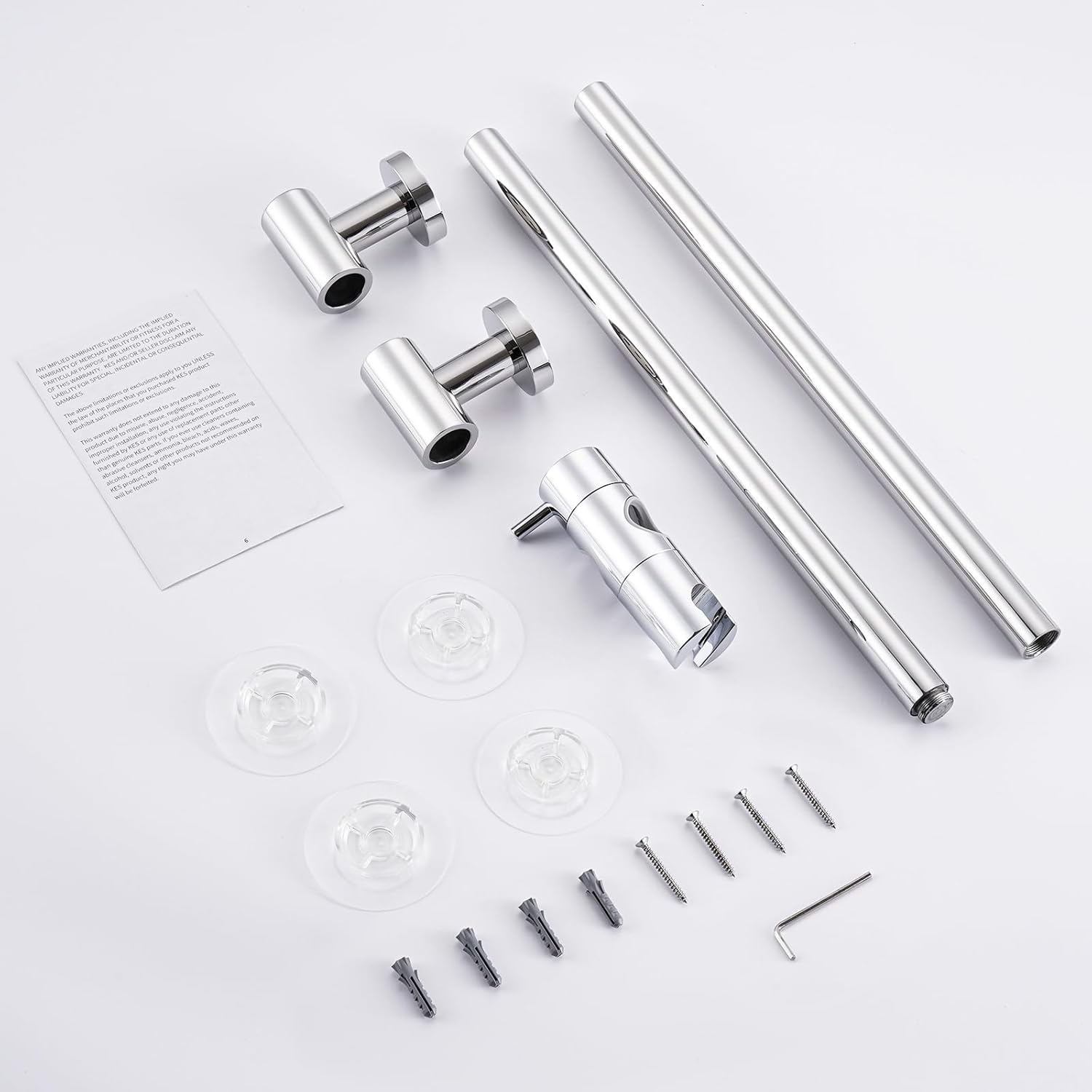 30-Inch Stainless Steel Adjustable Shower Slide Bar