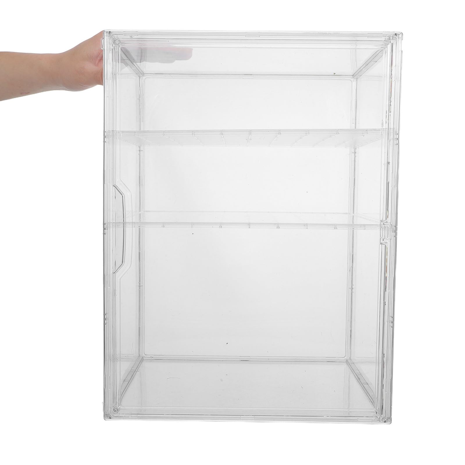 Luxshiny Caja Organizadora Transparente para Biberones y Accesorios de Ñiño con Compartimentos Múltiples para Guardar Chupetes y Extractores de Leche