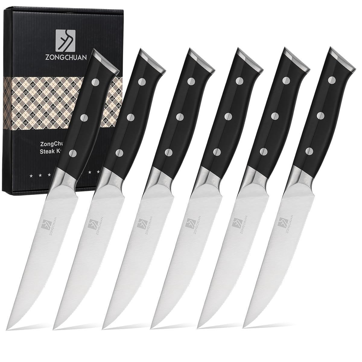 8" Stainless Steel Carving Knife and 7" Fork Set, Professional BBQ Brisket Slicing Kit with Ergonomic Full Tang Handle, Premium Meat, Fruits & Vegetables Cutting Tools in Gift Box — Amazon image 9