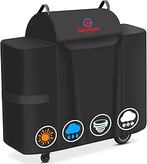 Comnova Grill Cover for Traeger Ironwood 650 - 600D Wood Pellet Smoker Waterproof & Heavy Duty Premium BBQ Cover Accessory