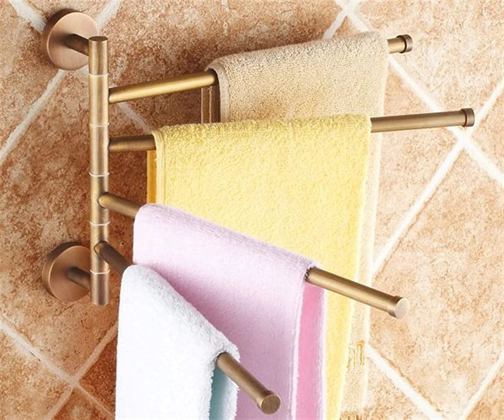Porte-serviettes mural compact pour sécher quatre draps de bain sans encombre
