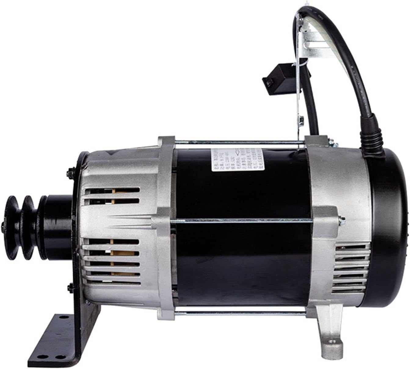 3KW 220V Single-Phase Pulley Generator, All-Copper Coil, Permanent Magnet, Compact Home Power Generator For Gasoline And Diesel Engines