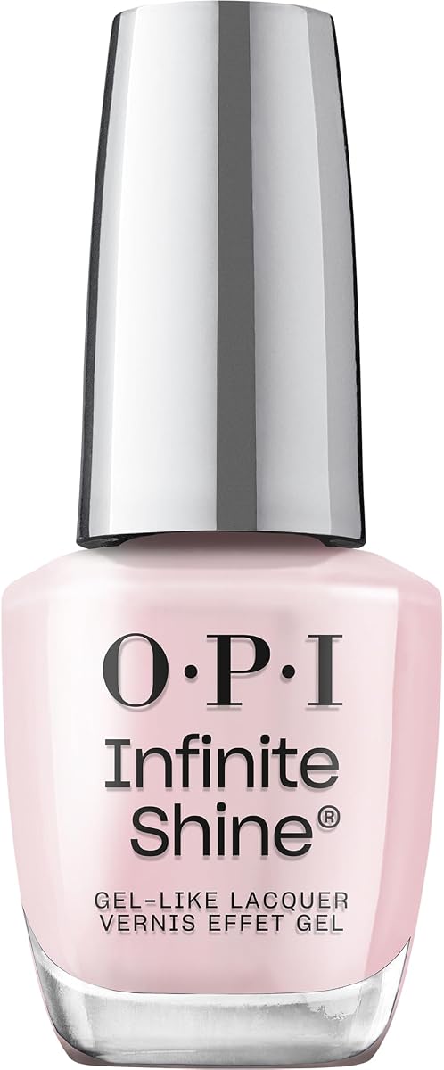 Esmalte de uñas con brillo infinito | Tonos rosa nude Crème & Shimmer | Desgaste y brillo tipo gel | Vegano, duradero, sin rayas.