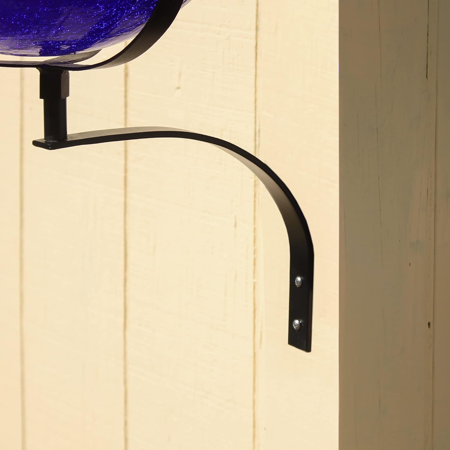 Achla Designs 201-5020 12 Inch Cobalt Blue Crackle Wall Mount Bracket Birdbath