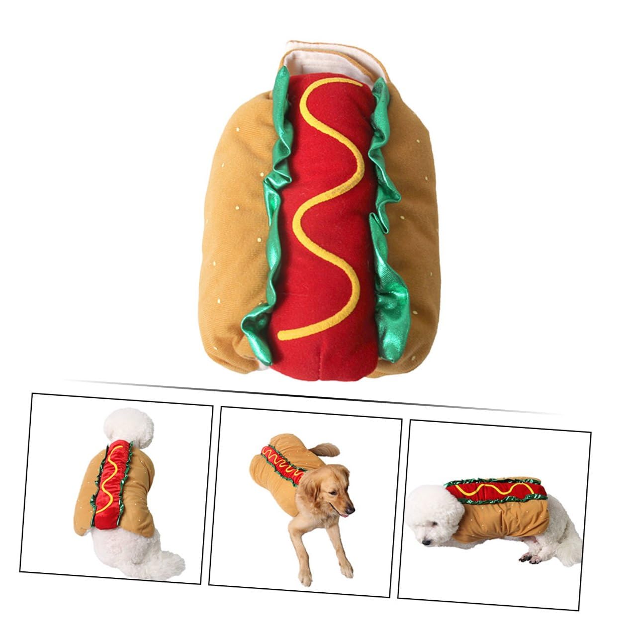 VALICLUD Disfraz Plegable para Mascotas Talla L Ropa Única para Perros y Gatos Accesorio Navideño para Fiestas y Fotografía Decoración de Halloween y Navidad Prenda Cómoda y Fácil de