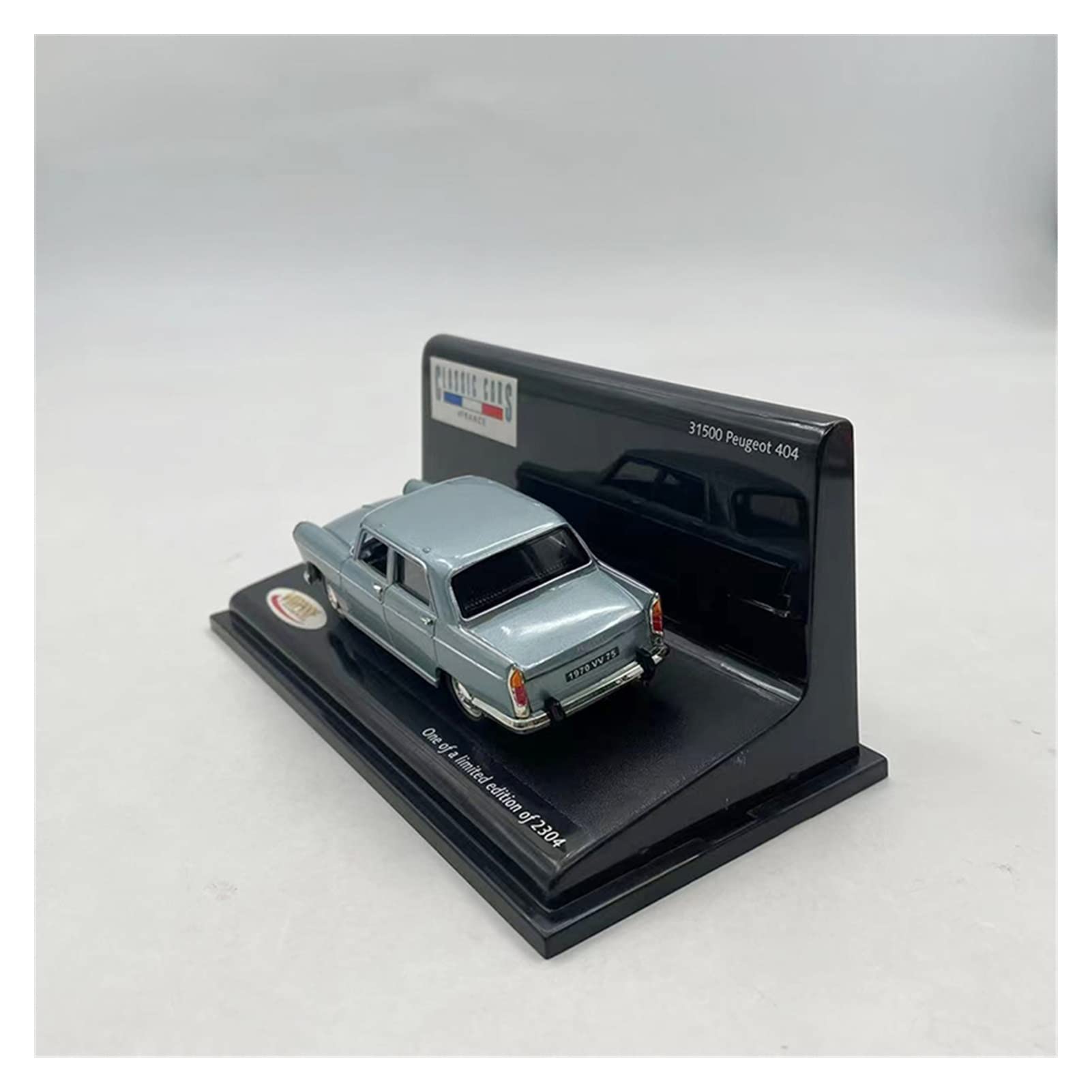 Motorfahrzeuge Replika Auto 1/43 Für Peugeot 404 1970 Diecast-Legierung Automodellsimulation Spielzeugfahrzeug Sammlerstück Souvenir Originalgetreue Nachbildung