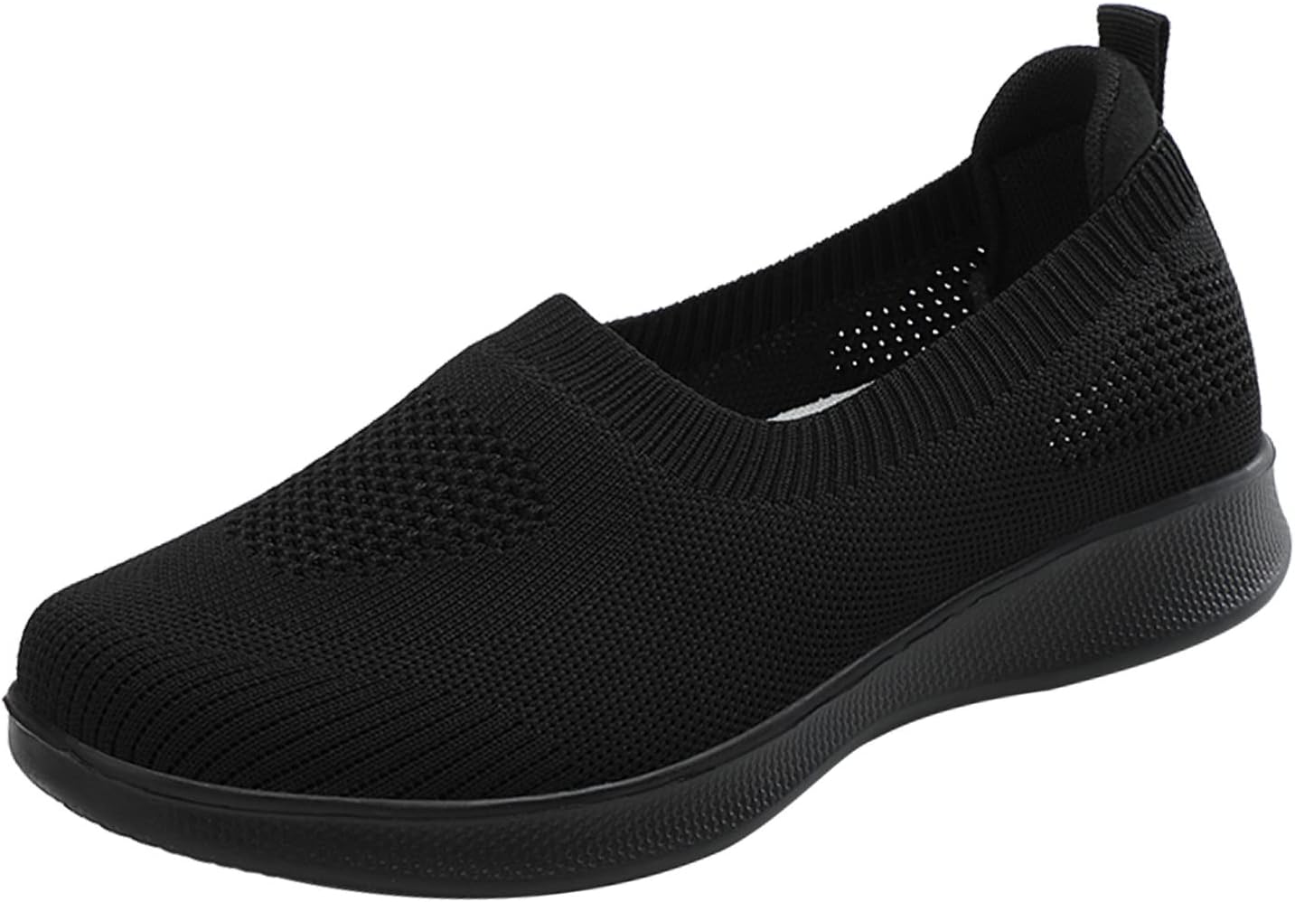 ZHIYUSlip On Breathe Mesh Hiking Shoes Comfort Flat Loafers Clinic Shoes Women