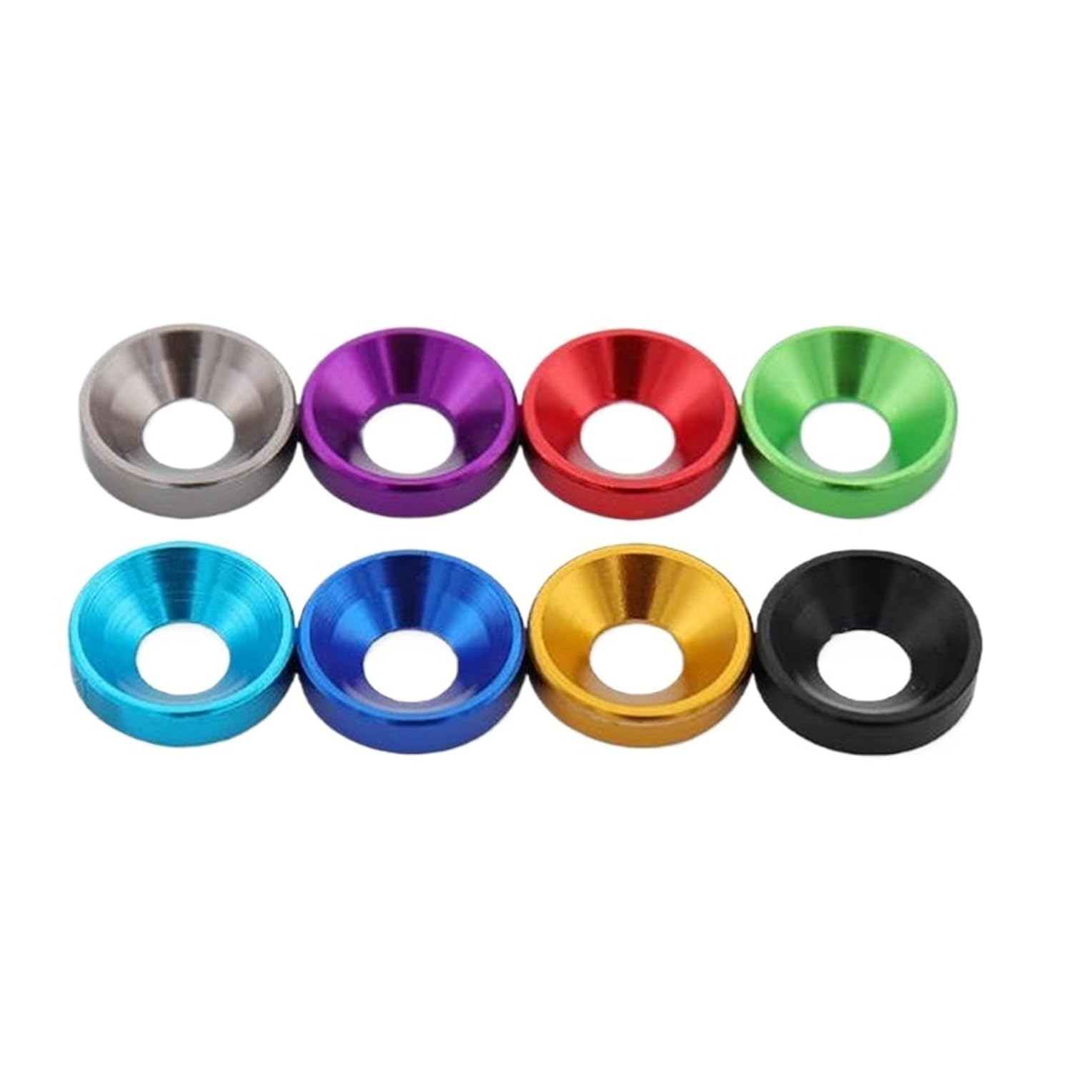 Washer Countersunk Washer Aluminum Countersunk Washer M2 .5 M3 M4 M5 M6 M8 Colourful Anodized Head Bolt Washers Gasket