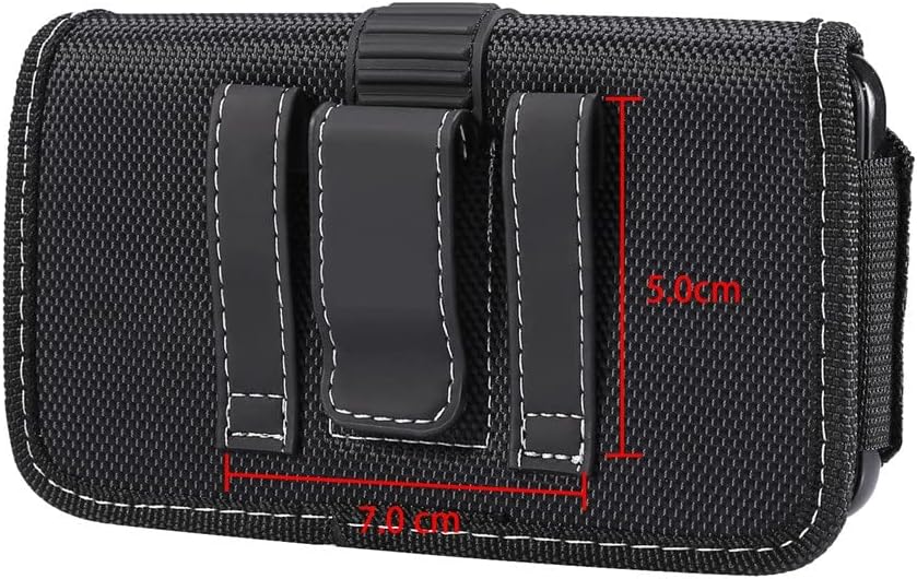 Oxford Men Waist Bag Phone Belt Clip Case Holster Pouch Leather Mobile Phone Case