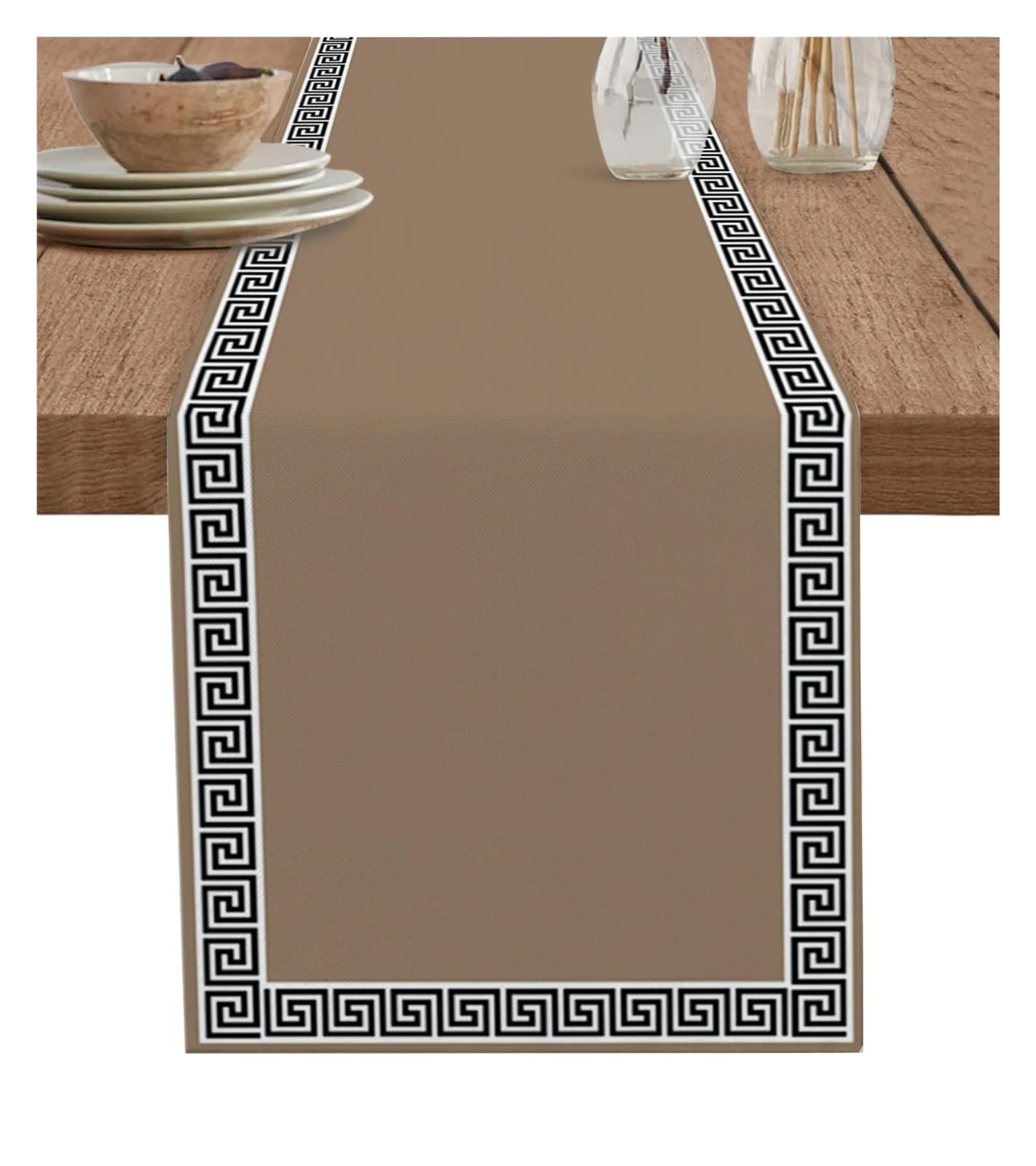 Table Runner Table Runner Simple Pattern Decoration Home Decor Dinner(WXF06618,33 x 122cm)