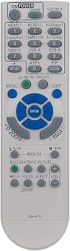 New RD-477E Replace Remote Control Compatible with NEC Projector MC453X P525WL MC423W MC393W