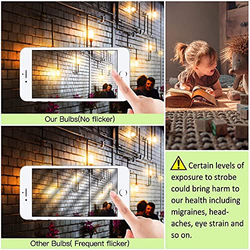 Amdtu 6 Pack Dimmable E26 T10 Led Bulb 60 Watt 2700K, Vintage Bulbs 6W Tubular Led Bulbs 8.9 Inch (225Mm) Ul Listed,T10 Vintage Bulb 6-60 Watt Equivalent,2700K Warm White, 6000Lm, Clear Glass-6 Pack #TOP3