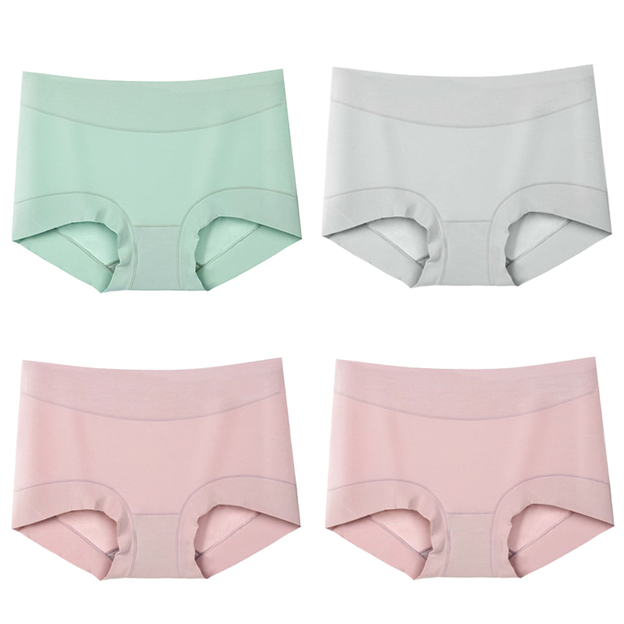 Culotte de bikini sans couture respirante en coton doux WENJUN XL