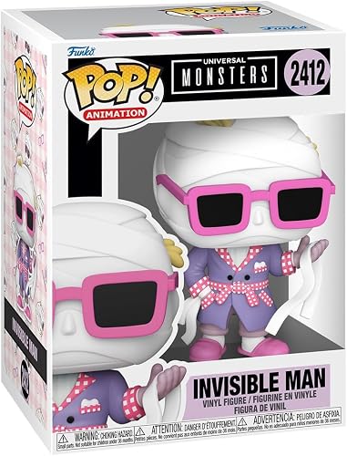 Funko Pop! Movies: Universal Monsters - Invisible Man - 1 in 6 Chance of Receivi