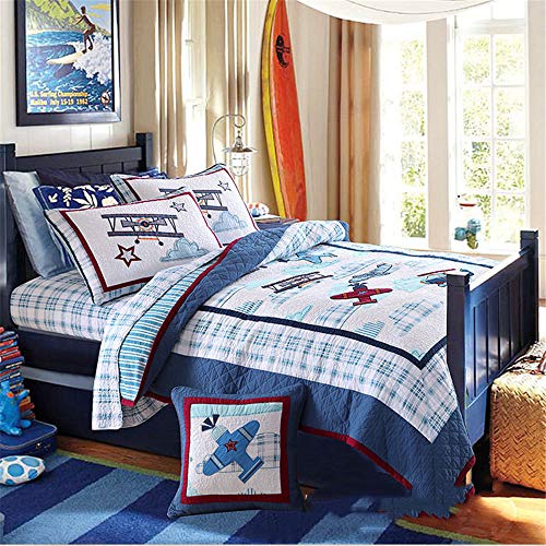 boys airplane bedding