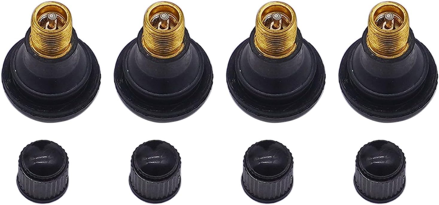Lawn Tractor Tire Valve Stems with caps AM30795 Replacement for John Deere LT180 1023E 1025R 1026R 107H 107S 108 110 X125