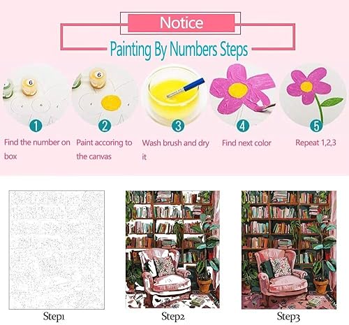 Miniatura 6 de Pintura acrílica por números para el Parque Nacional de Yosemite, kit de pintura al óleo de bricolaje, paisaje natural, lienzo de dibujo con