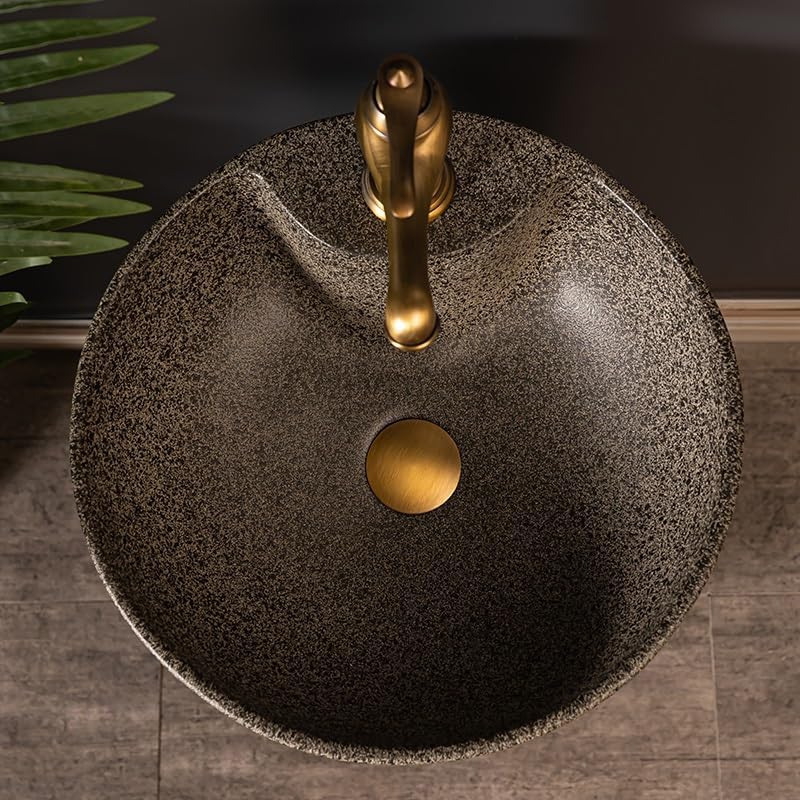 Bathroom Countertop Vessel Sink Home Pedestal Sink Wash Basin Ceramic Hotel Pedestal Sink Vanity