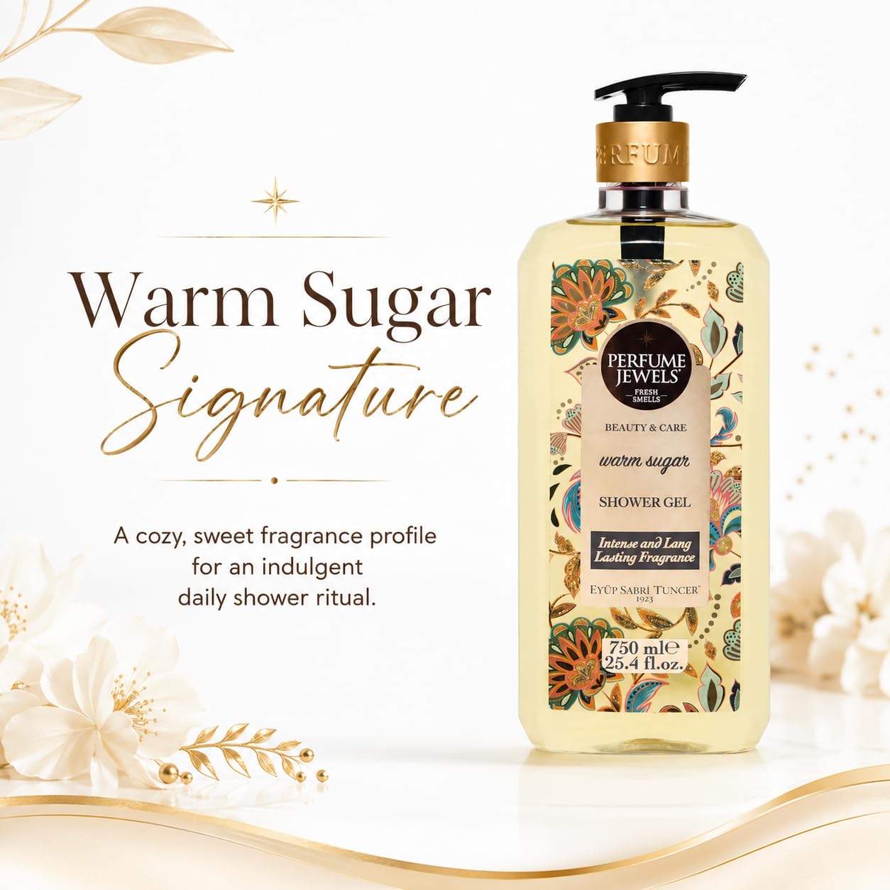 Eyüp Sabri Tuncer Pj Duş Jeli Warm Sugar 750 Ml Pet Şişe