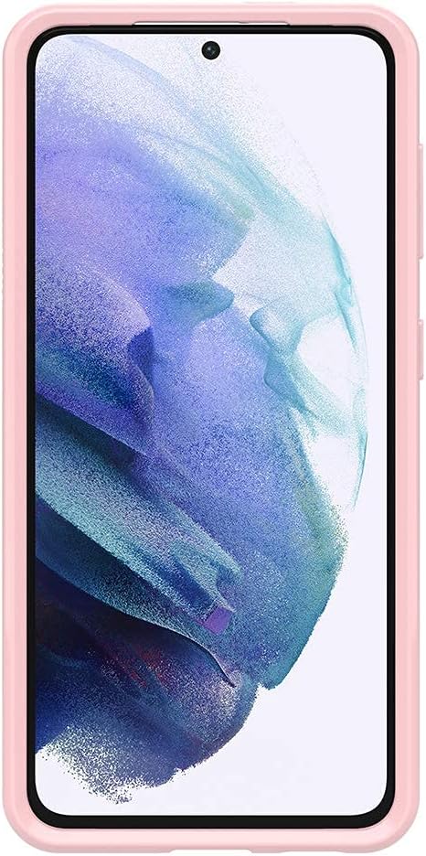 OtterBox Symmetry Clear Series Case for Galaxy S21 5G (ONLY - Does NOT FIT Plus or Ultra) - Shell Shocked (Pink Interference/Iridescent Pink/Shell-Shocked Graphic)