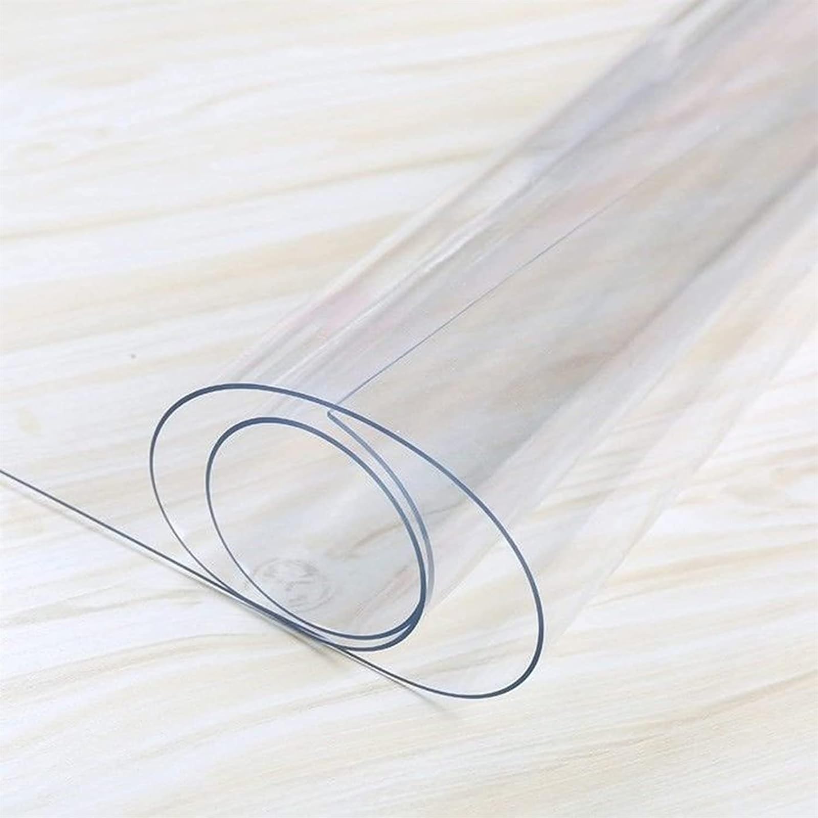 KEuLen Tappeto Salvapavimento Trasparente, Tappetino for tavolo/scrivania/sedia, tappetino protettivo for pavimento in legno duro for ingresso cucina ufficio,(90x200cm/3x6.6ft)