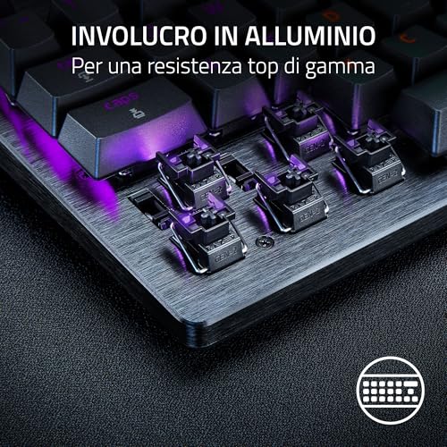 Huntsman V3 Pro 8KHz - Dimensione intera PC Tastiera meccanica da gioco - 8KHz HyperPolling - Switch ottici analogici - regolabile 0,1-4,0mm - Snap Tap - Rapid Trigger - QWERTY US Layout | Nero - Tastiera gaming - Immagine 11