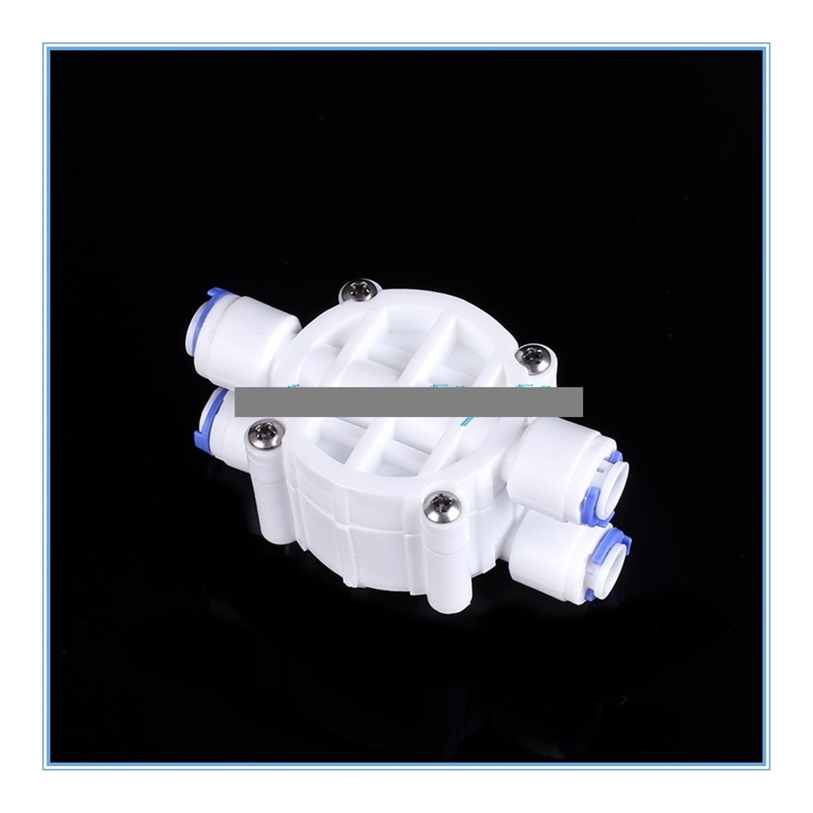 BHBHCPZGR 1/4" Hose Quick Connection Auto Shut Off 4 Way Valve Quick Fitting Connection Aquarium RO Water Filter Reverse Osmosis System