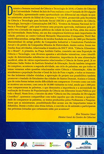 Ciência em dia : Jornadas de divulgação científica: Ciência alimentando o Brasil