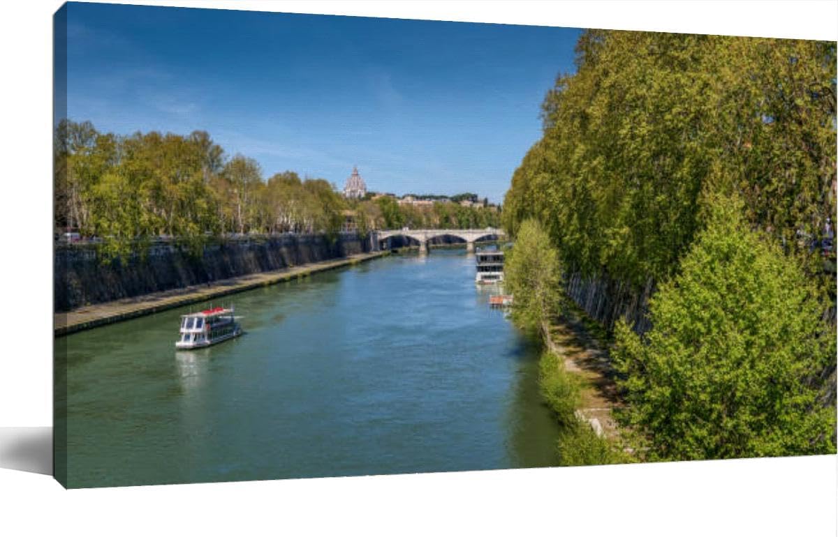 TOOUTEREA 20x40 Frame Large Canvas Painting Wall Art Gapstow Bridge Central Park Wall Decor for Living Room Bedroom Kitchen Bathroom Office Artwork Home Decor