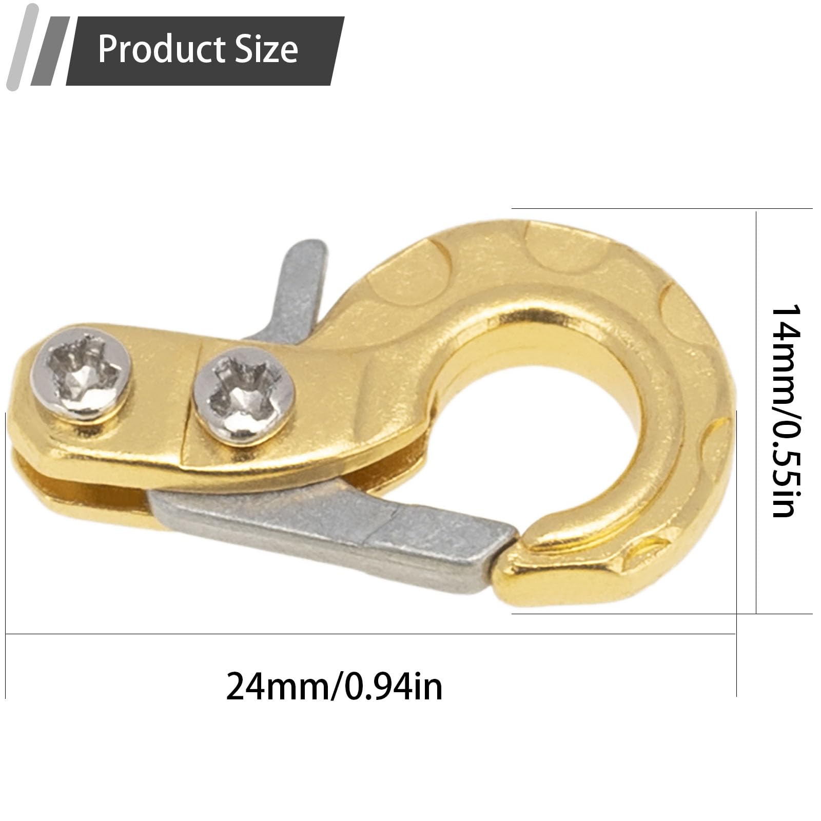 Mini Universal RC Tow Hook with Steel Cable for Axial SCX10, HSP 94180, RC4WD D90, Traxxas TRX4, CC01, D110, TF2 - Image 2