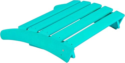 Miniatura 4 de WO Home Furniture - Reposapiés otomano Adirondack para patio al aire libre, 13.5 pulgadas, reposapiés plegable para silla Adirondack al aire libre