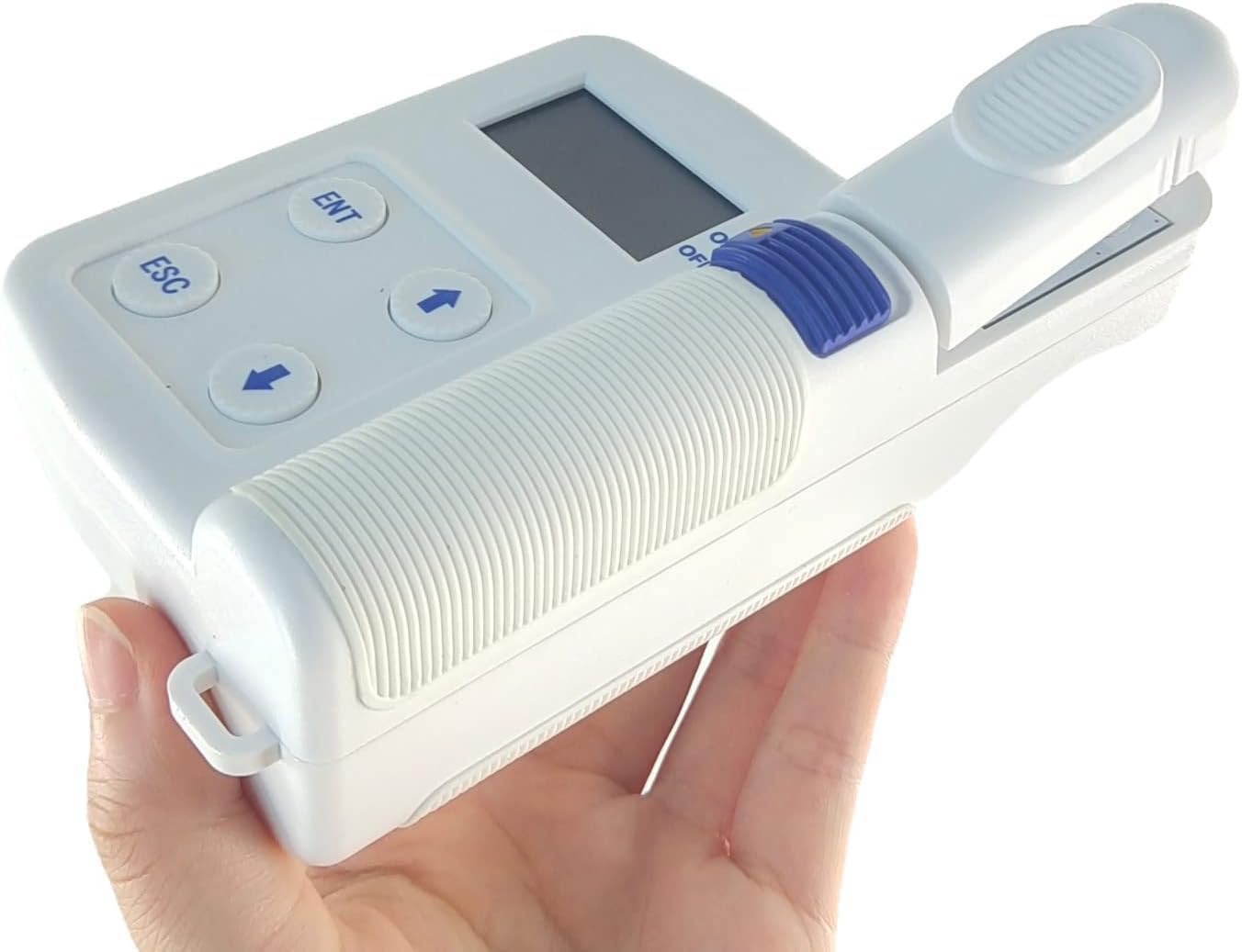 Chlorophyll Analyzer Chlorophyll Meter Nitrogen Content Leaf Temperature Tester with Measuring Range 0.0 to 99.99 SPAD Including a Mainframe 16GB Large Storage Space